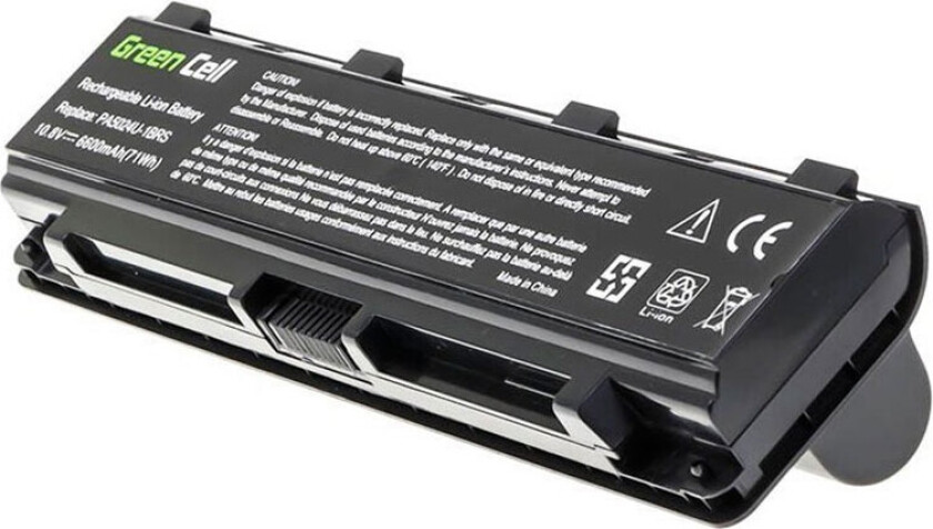 Green Cell - Batteri til bærbar PC (tilsvarer: Toshiba PA5024U-1BRS, Toshiba PA5109U-1BRS, Toshiba PA5110U-1BRS) - litiumion - 9-cellers - 6600 mAh -