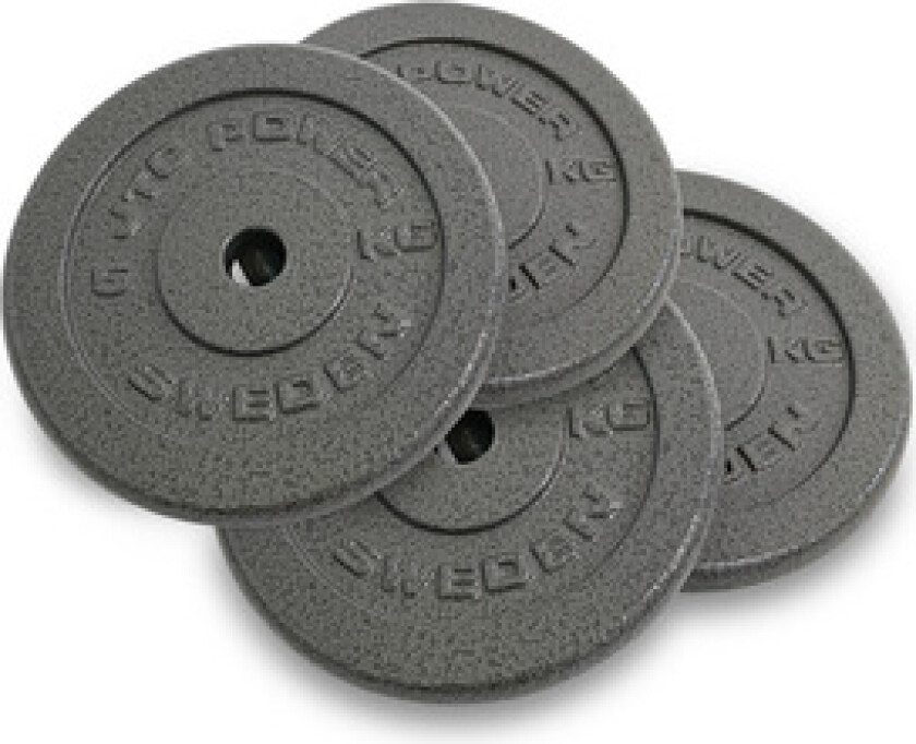 Vektskiver Metall 25 mm, 4 x 5 kg, JTC Power