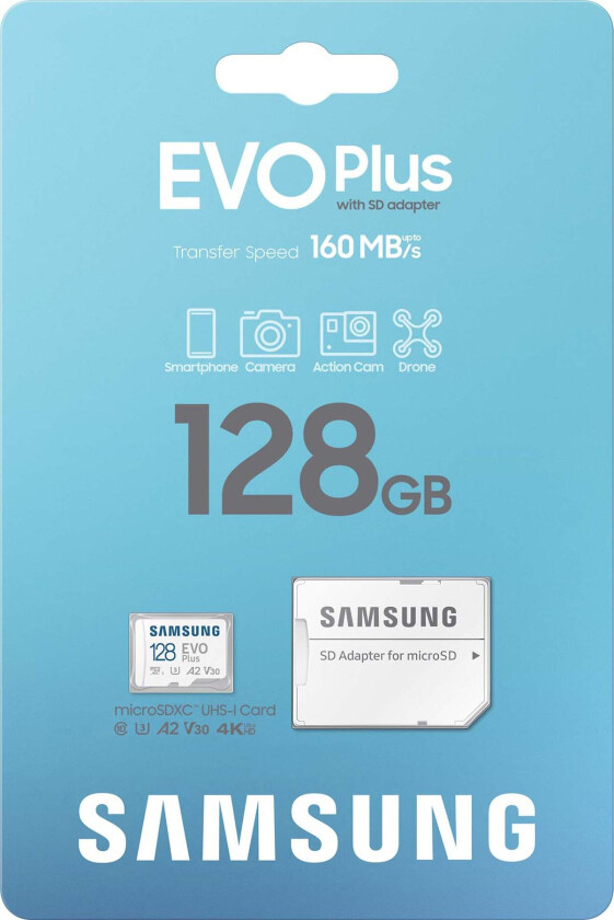 EVO Plus microSD/SD - 160MB/s - 128GB