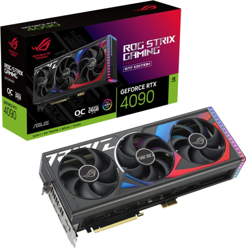 GeForce RTX 4090 ROG STRIX BTF OC - 24GB GDDR6X RAM - Grafikkort