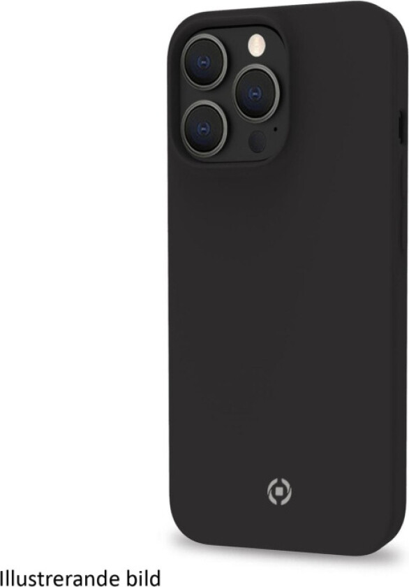 Cromo Soft rubber case iPhone 15 Pro - Black