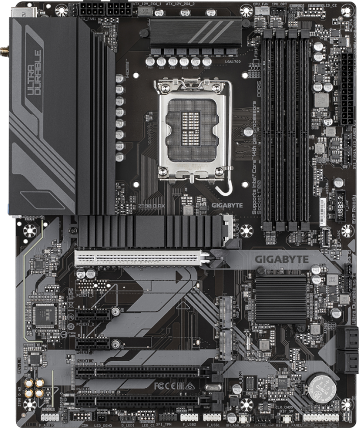 Z790 D AX Hovedkort - Intel Z790 - Intel LGA1700 socket - DDR5 RAM - ATX