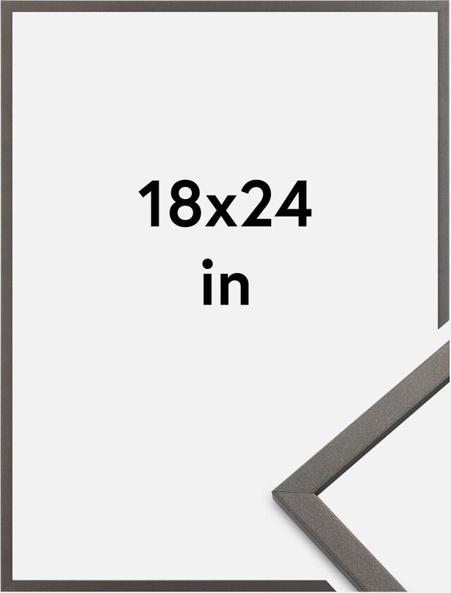 Ramme Edsbyn Akrylglass Grafitt 18x24 Inches (45,72x60,96 Cm)