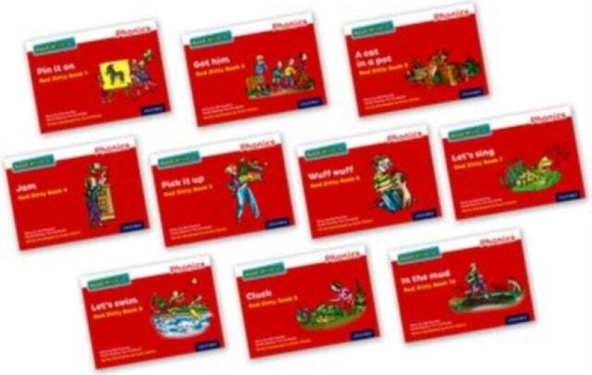 Read Write Inc. Phonics: Red Ditty books (Mixed Pack of 10) av Gill Munton