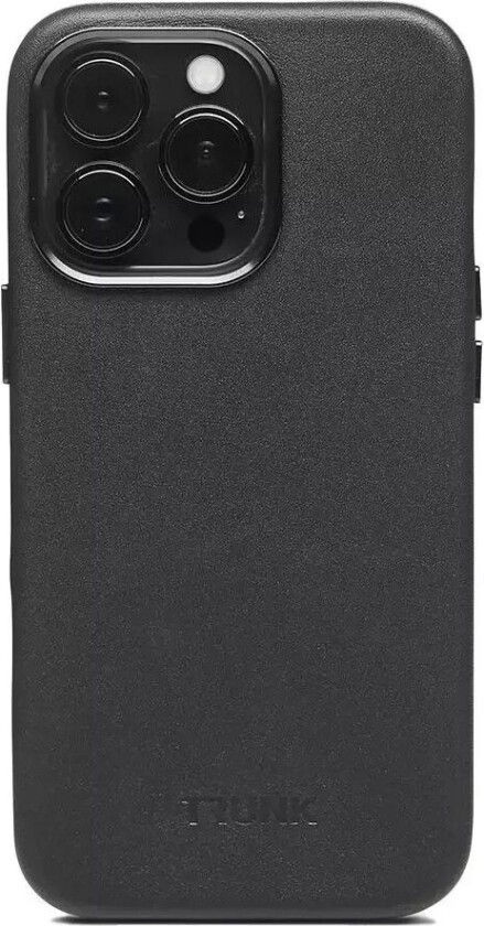 iPhone 13 Pro Ekte Skinn Deksel - Svart