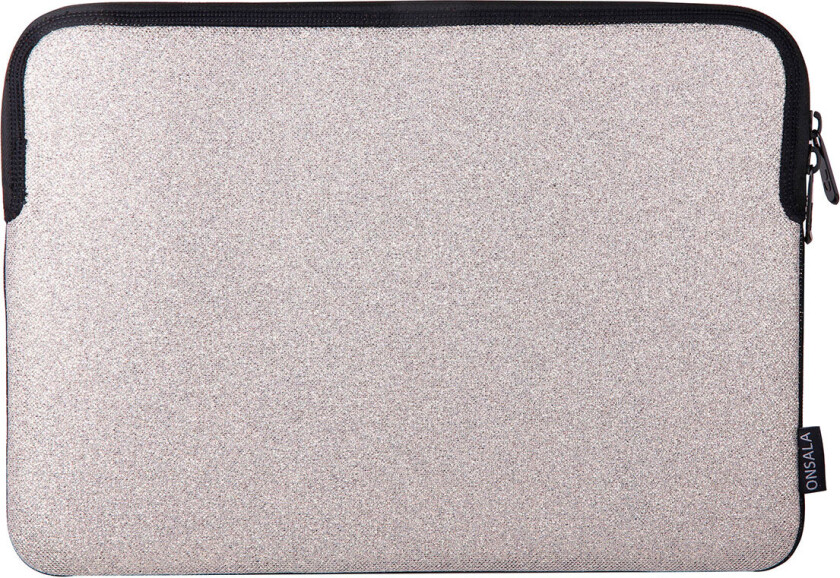 Laptop Sleeve Glitter 13/14" Silver
