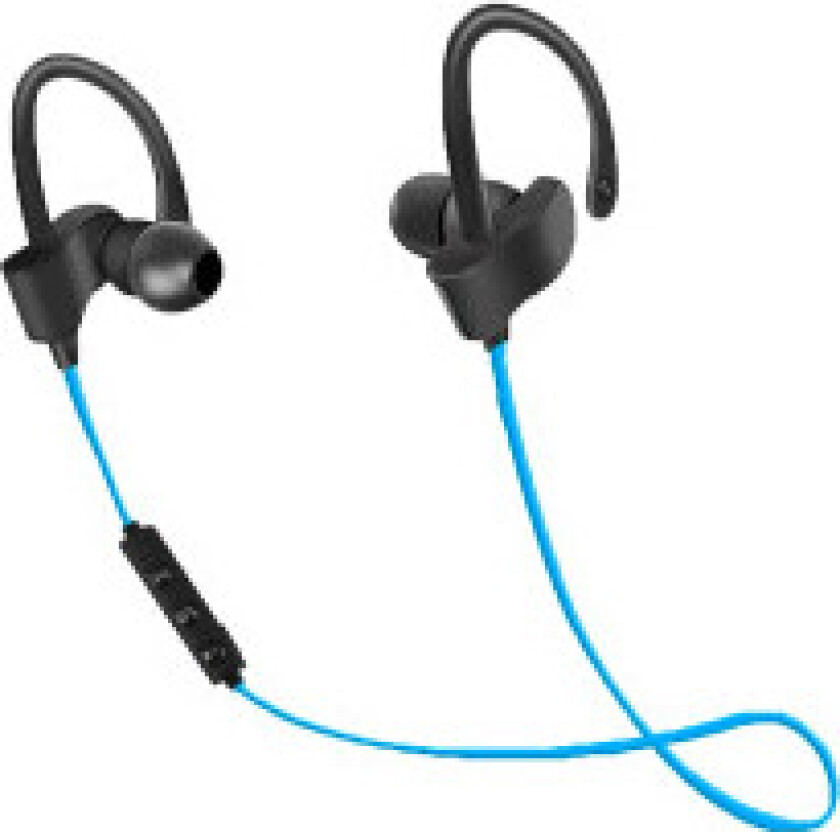 WIRELESS SPORT HEADPHONES EH188 BLACK AND BLUE