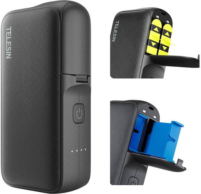 charger+power bank for GoPro Hero 12/11/10/9 GP-PB-001