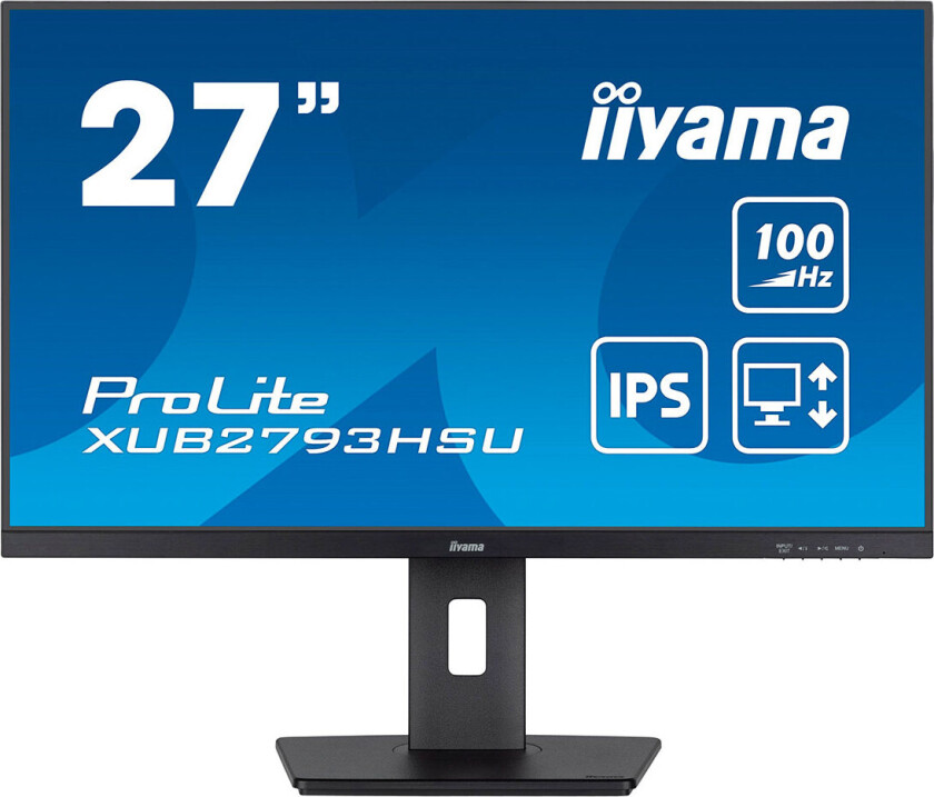 27" iiyama ProLite XUB2793HSU-B6 - LED monitor - Full HD (1080p) - 27" - 1 ms - Skjerm