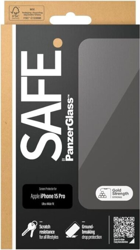 SAFE. by - screen protector for mobile phone - ultra-wide fit