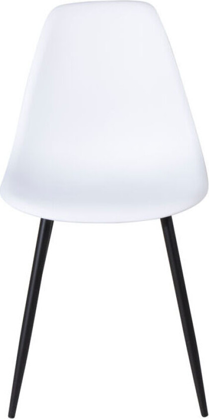 Bilde av Polar spisestuestoler skallstol hvit.