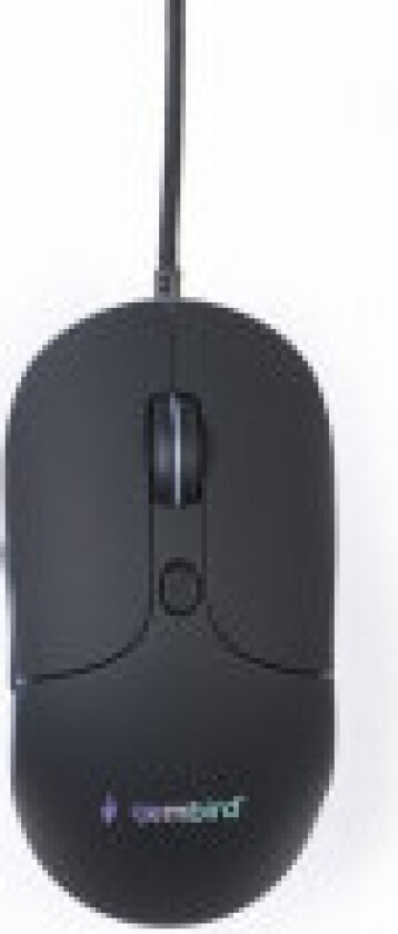 - mouse - illuminated large size - USB 2.0 - Mus - Optisk - 6 - Svart