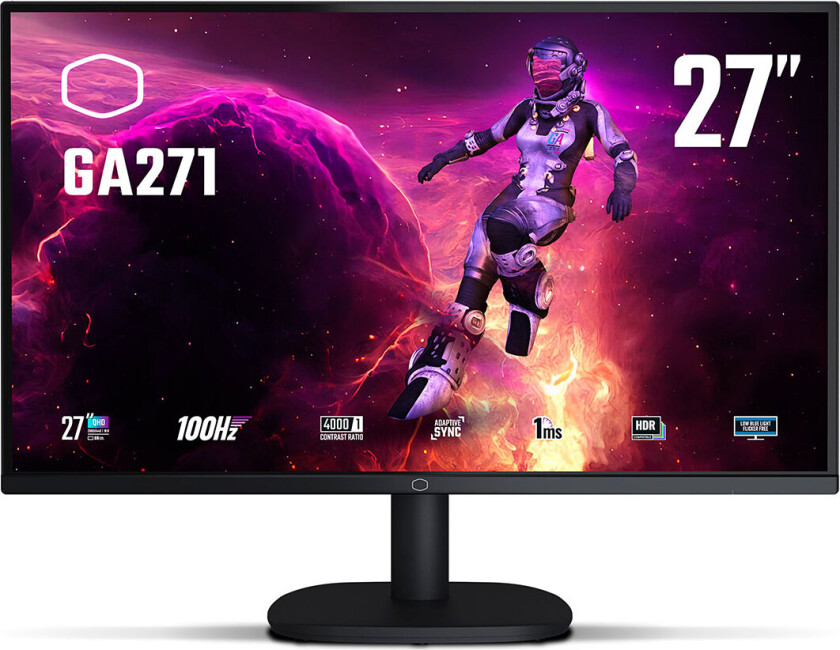 27" Cooler Master GA271 - LED monitor - 27" - HDR - 1 ms - Skjerm