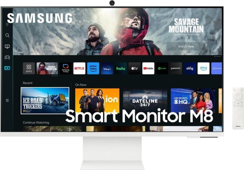 32" Samsung S32CM801UU - M80C Series - LED monitor - 4K - 32" - HDR - 4 ms - Skjerm