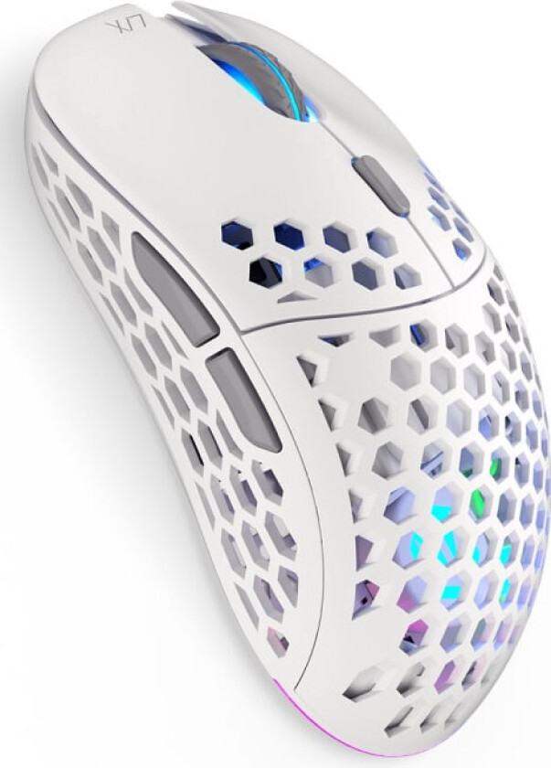 LIX Wireless - White - Gaming mus - Optisk - 6 - Hvit