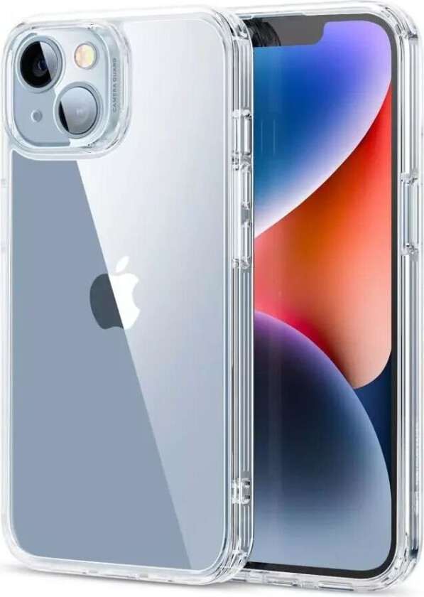 iPhone 14 Plus Ice Shield Hybrid Air-Guard Deksel - Gjennomsiktig