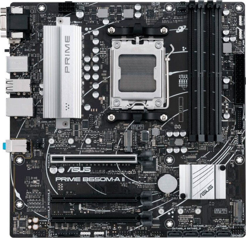 PRIME B650M-A II Hovedkort - AMD B650 - AMD AM5 socket - DDR5 RAM - Micro-ATX