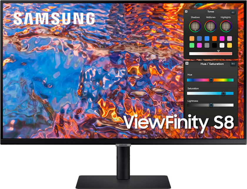 32" Samsung ViewFinity S8 S32B800PXU - 3840x2160 - IPS - USB-C - 5 ms - Skjerm