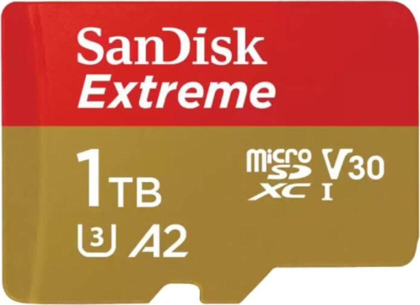 Extreme MicroSD/SD - 190MB/s - 1TB