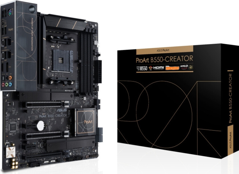 ProArt B550-CREATOR Hovedkort - AMD B550 - AMD AM4 socket - DDR4 RAM - ATX