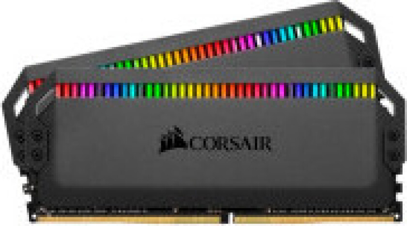 Dominator Platinum RGB DDR4-3200 - 16GB - CL16 - Dual Channel (2 stk) - Intel XMP - Hvit med RGB