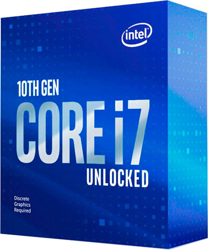 Core i7-10700KF Comet Lake Prosessor/CPU - 8 kjerner - 3.8 GHz -  LGA1200 -  Boxed (uten kjøler)