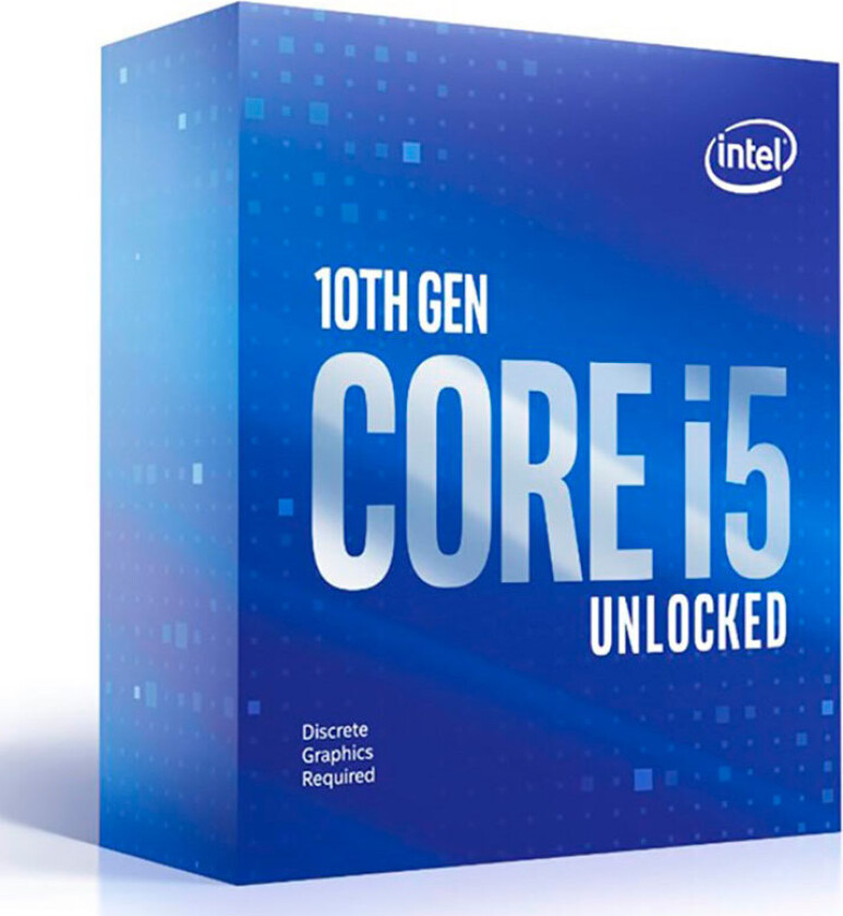 Core i5-10600KF Comet Lake Prosessor/CPU - 6 kjerner - 4.1 GHz - LGA1200 - Boxed (uten kjøler)