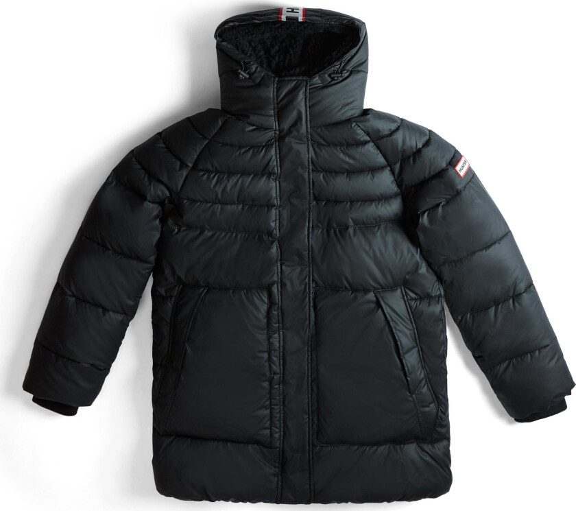 Hunter Women's Intrepid Mid Puffer M, Hunter Logo Black