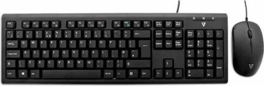 CKU200UK - tastatur og mus-sæt - UK - Tastatur & Mussett - Engelsk - Storbritannia - Svart
