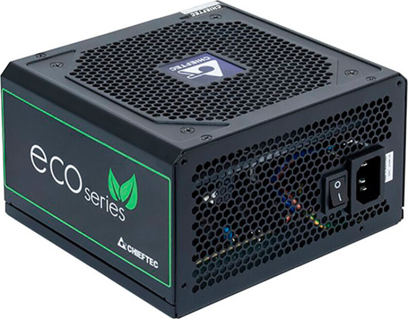 ECO Series GPE-600S Strømforsyning (PSU) - 600 Watt - 0 - Uten vifte - 80 Plus