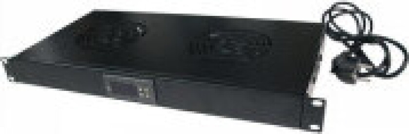 rack fan tray (220/240 V) with thermostat (2 fans)