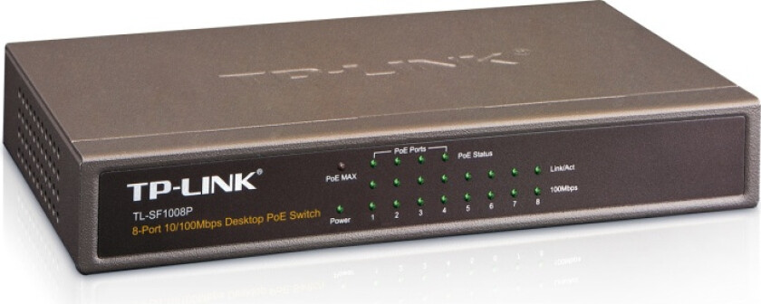 TL-SF1008P 8-port Switch