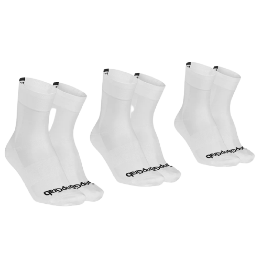 Gripgrab Lightweight SL Summer Socks 3-Pack White XS (35-38), White