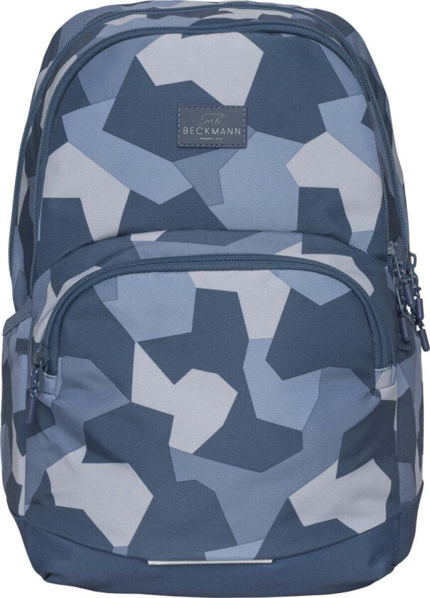 Skolesekk 2-7.kl Blue Camo Sport Junior 30L