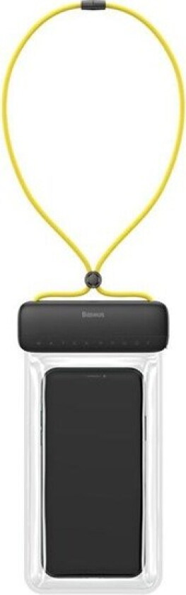 Let's Go Universal waterproof case for smartphones (black+yellow)