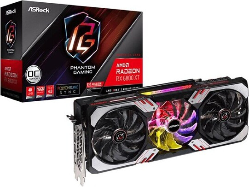 RX 6800 XT Phantom Gaming 16 OC Grafikkort