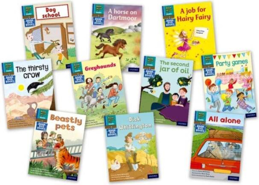 Read Write Inc. Phonics Book Bag Books: Blue Set 6 Book Bag Books (Mixed Pack of 10) av Adrian Bradbury, Alison Hawes, Karra McFarlane, Gill Munton