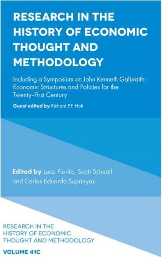Research in the History of Economic Thought and Methodology