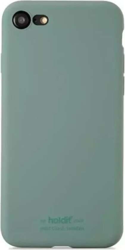 Holdit iPhone SE (2022 / 2020) / 8 / 7 Soft Touch Silikon Deksel - Moss Green