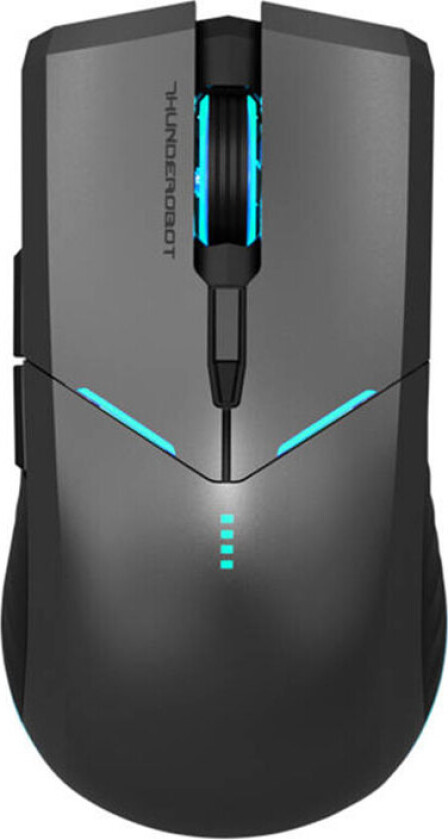 Dual-Modes Gaming mouse ML703 (black) - Gaming mus - LED - 5 - Svart