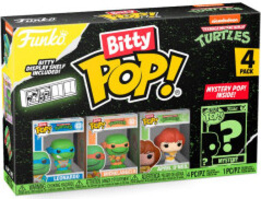 - TEENAGE MUTANT NINJA TURTLES BITTY POP! TEENAGE MUTANT NINJA TURTLES 4-PACK SERIES 1 - Figur