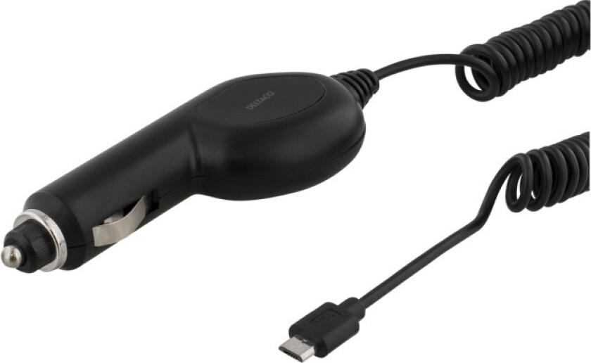 Bilde av Car Charger with Micro USB 1A 12-24V 1m