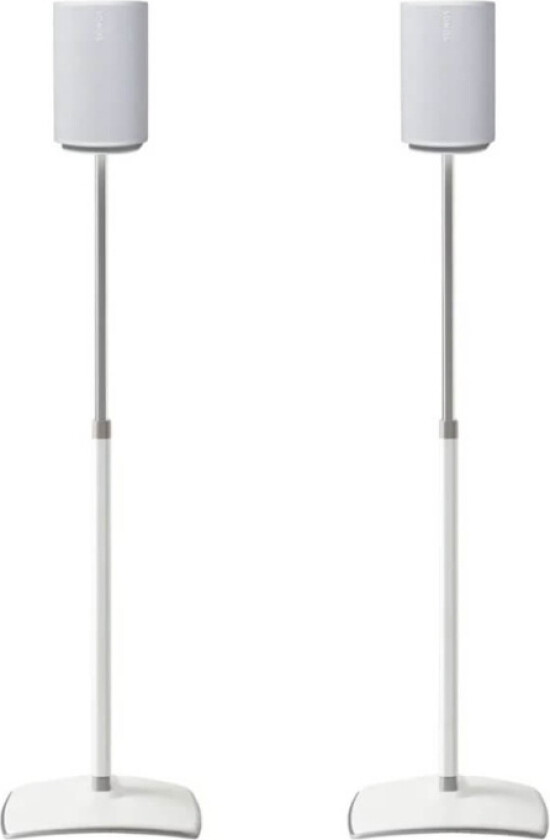 WSSE1A2 stand - for speakers - height-adjustable - white 2.2 kg