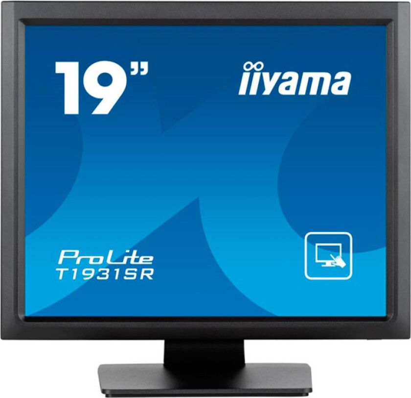 19" iiyama ProLite T1931SR-B1S - LCD monitor - 19" - 14 ms - Skjerm