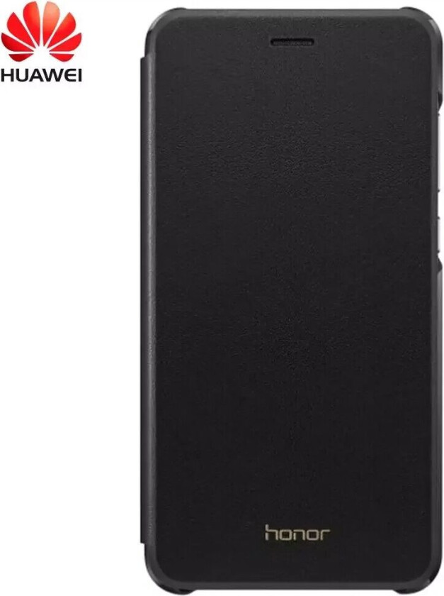 Original Honor 8 Lite Flip Deksel Svart