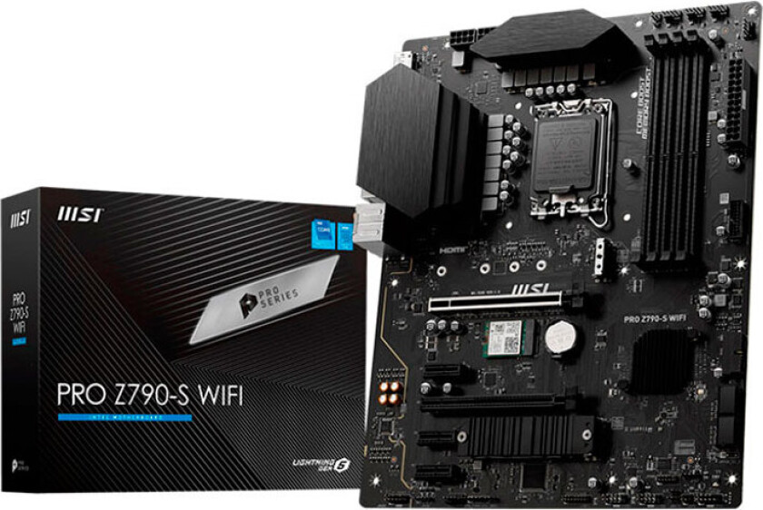 PRO Z790-S WIFI Hovedkort - Intel Z790 - Intel LGA1700 socket - DDR5 RAM - ATX