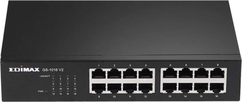GS-1016 V2 - switch - 16 ports - rack-mountable