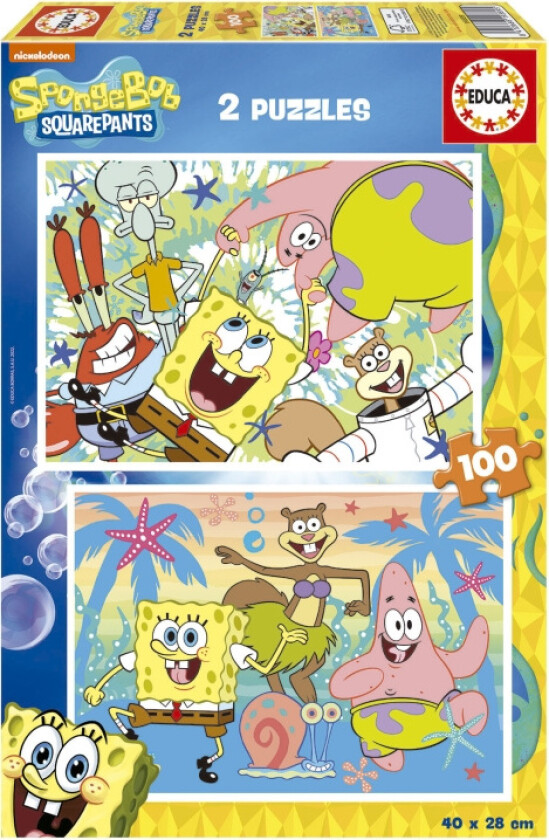 Svampe Bob 2 X 100