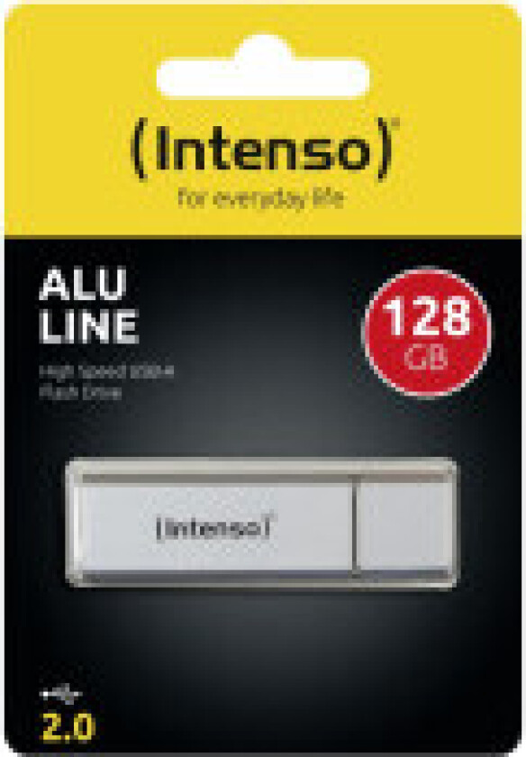 Alu Line USB flash drive 128GB Silver - 128GB - Minnepenn