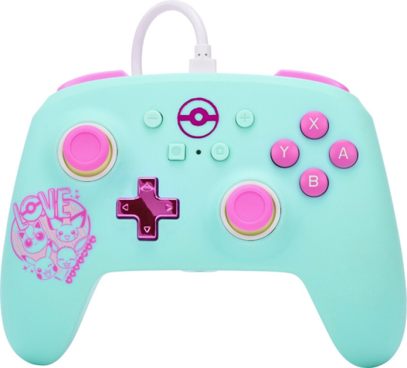 Enhanced Wired Controller for Nintendo Switch - Pokémon: Sweet Friends - Gamepad - Nintendo Switch